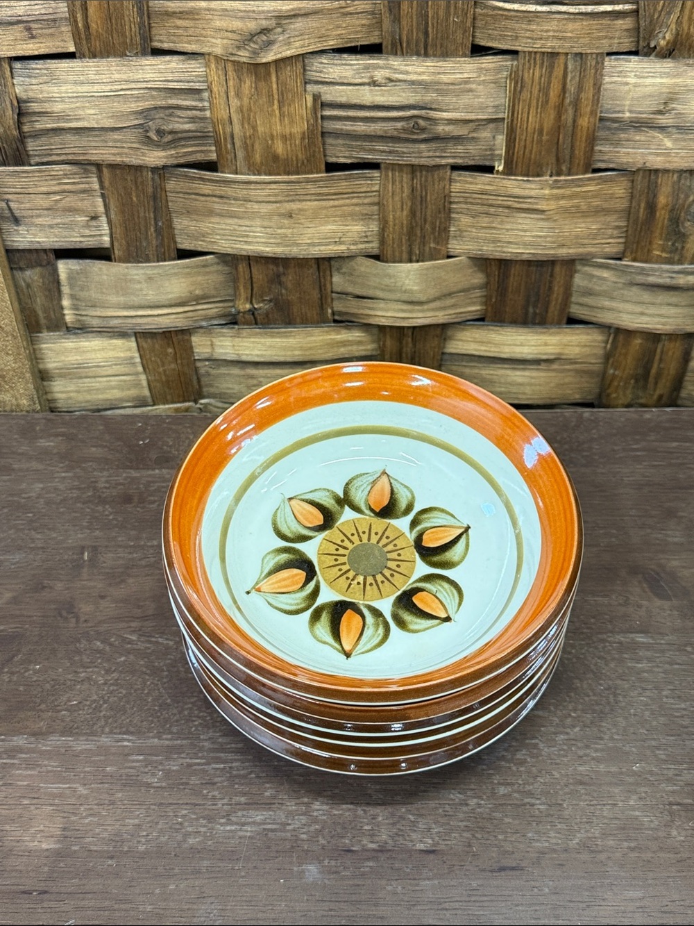Vintage Premiere DuraStone "Melba" Pattern Cereal Bowl Set of 6